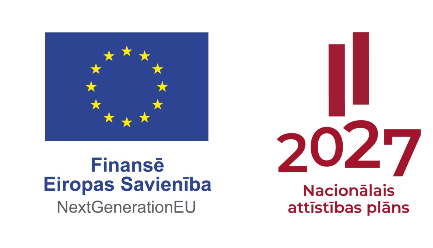 Finansē Eiropas Savienība NextGenerationEU · Nacionālais attīstības plāns 2027